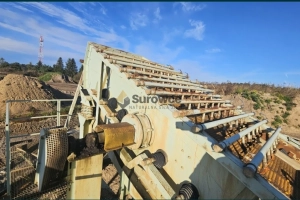 Przesiewacz dwupokładowy "na mokro"