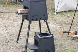 Przenośna kuchenka kempingowa z wysokiej jakości stali węglowej