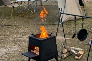Przenośna kuchenka kempingowa z wysokiej jakości stali węglowej