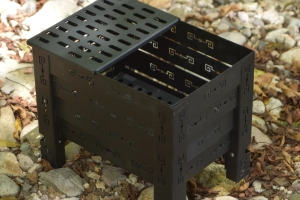 Wielofunkcyjny grill ogrodowy i palenisko – Square Meander Edition