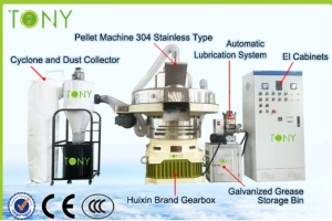 Profesjonalna granulator do biomasy Tony – maszyna do produkcji pelletu z biomasy (132 kW)